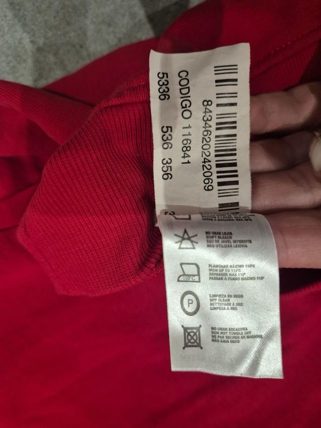 Sudadera Sixvalves Roja