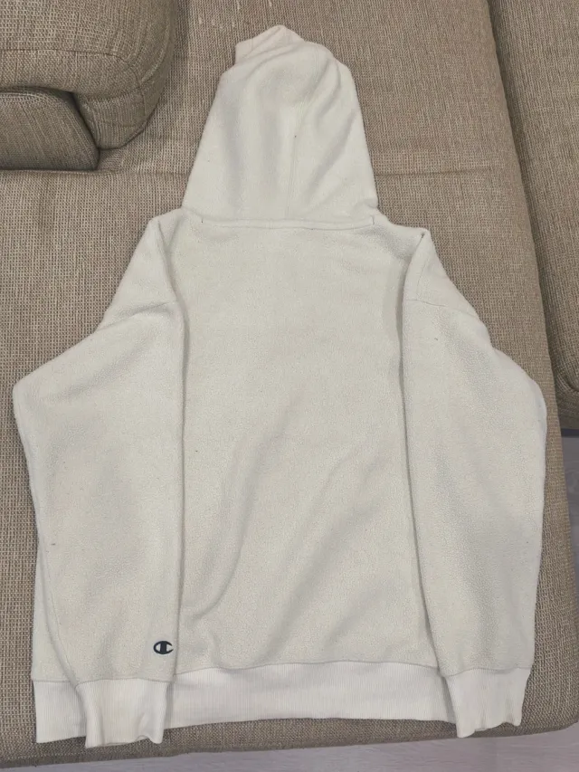 Felpa Champion Vintage Donna Color Crema