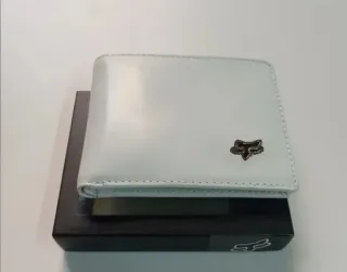 Cartera de Piel Blanca Fox