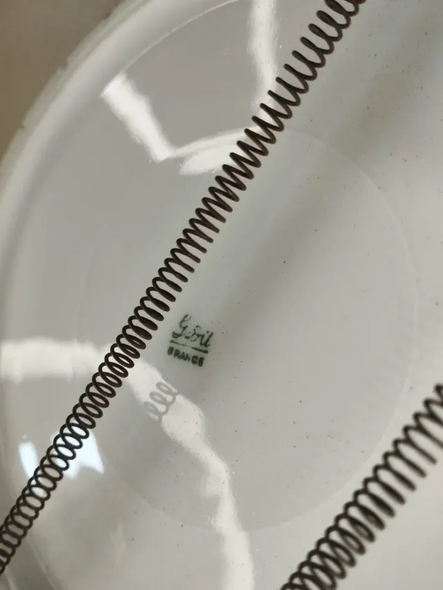 Plato Limoges porcelana 24cm frutas