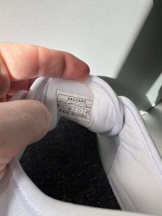 Zapatillas barefoot Saguaro blancas 43