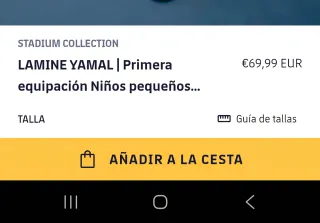 Equipación Original del Barça Infantil niñ@s ,
