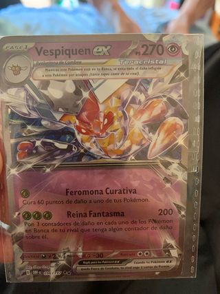 Carta Pokémon Vespiquen EX PS 270 Teracristal