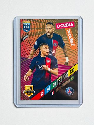 Cromo Double Trouble FIFA 365 Mbappé y Neymar Jr.