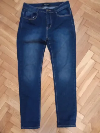 Pantalón vaquero mujer azul