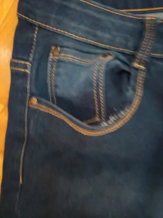 Pantalón vaquero mujer azul