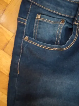 Pantalón vaquero mujer azul