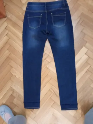 Pantalón vaquero mujer azul