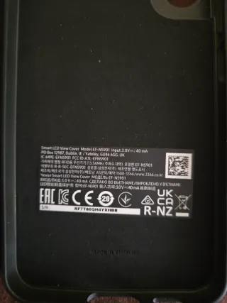 Custodia Samsung Galaxy S22 Led, Grigio grafite