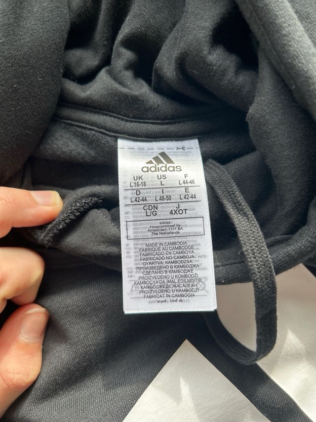 Sudadera Adidas Negra