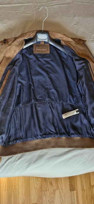 Chaqueta Massimo Dutti Piel Marrón