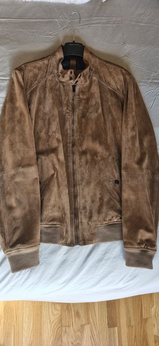Chaqueta Massimo Dutti Piel Marrón