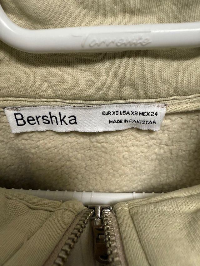 Sudadera Bershka Beige Talla XS