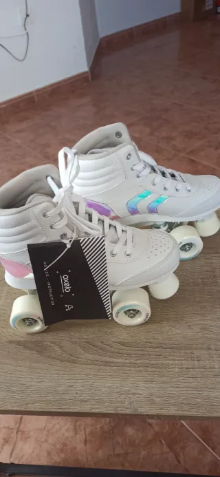 Patines Oxelo Blancos Talla 37