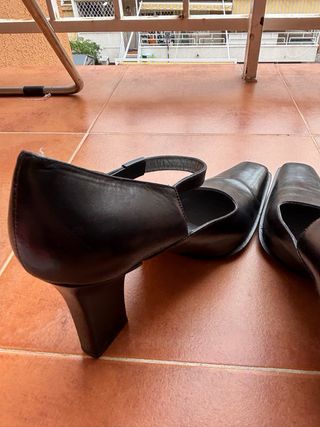 Zapatos Lottusse Negros Tacón