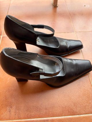 Zapatos Lottusse Negros Tacón