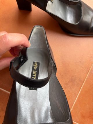 Zapatos Lottusse Negros Tacón