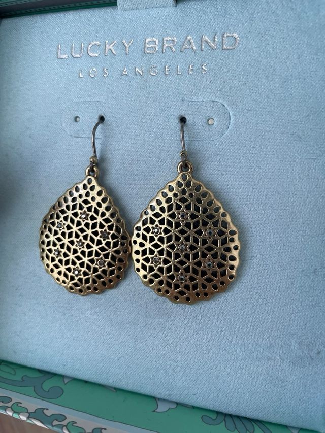 Pendientes Lucky Brand Dorados