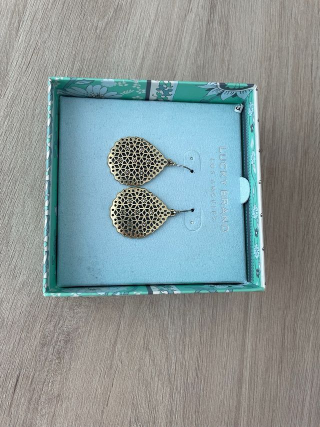 Pendientes Lucky Brand Dorados