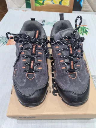 Botas Trekking Joma Mujer Talla 39 Gris Naranja