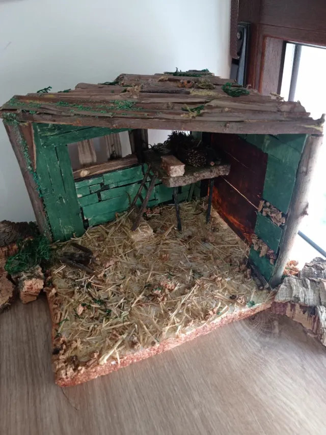 Portal de Belén rústico