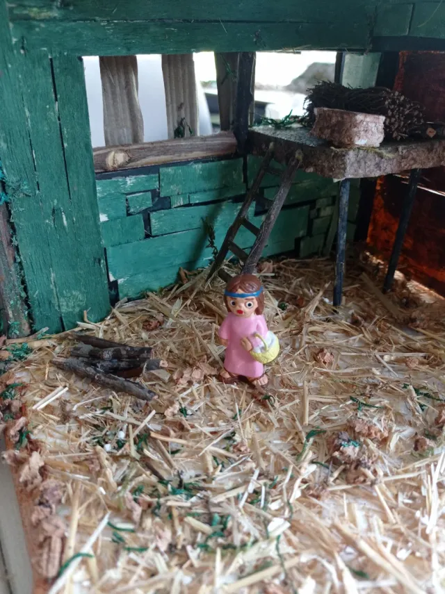 Portal de Belén rústico