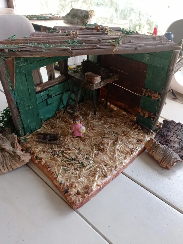 Portal de Belén rústico