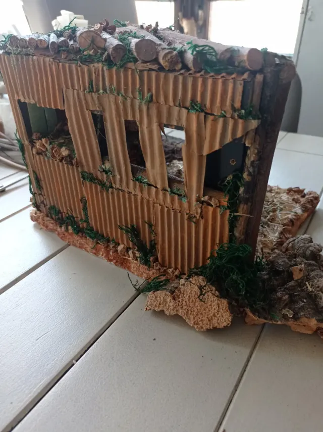 Portal de Belén rústico