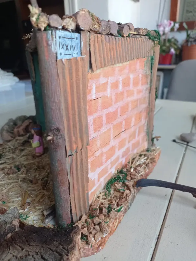 Portal de Belén rústico