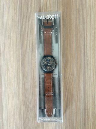Swatch vintage Chrono Classic Brown SCB101 (1990)