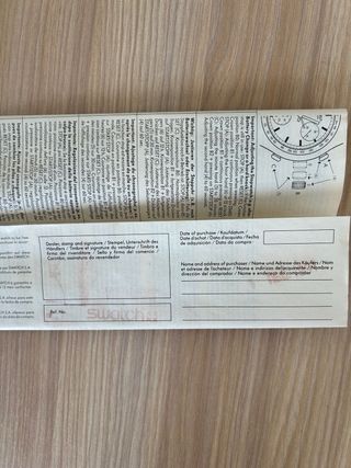 Swatch vintage Chrono Classic Brown SCB101 (1990)