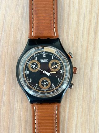 Swatch vintage Chrono Classic Brown SCB101 (1990)