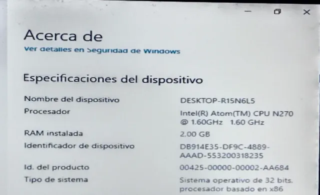 Portátil 10" ordenador