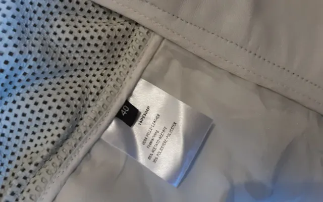 Giacca pelle Atos Lombardini bianca