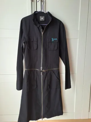 Vestido Skunkfunk Negro Cremallera