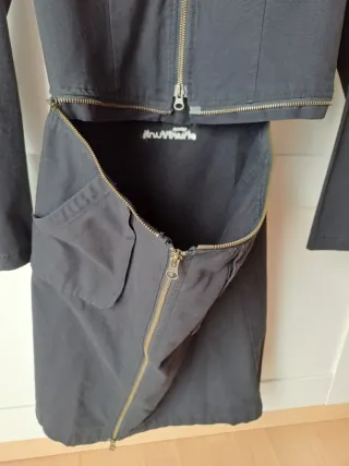 Vestido Skunkfunk Negro Cremallera