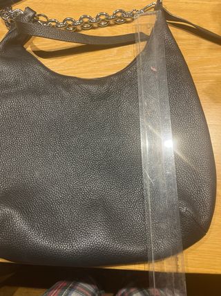 Bolso Coccinelle Piel Negro Grande