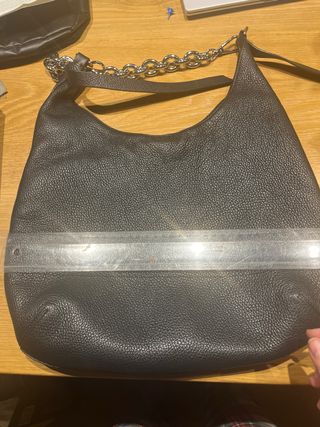 Bolso Coccinelle Piel Negro Grande