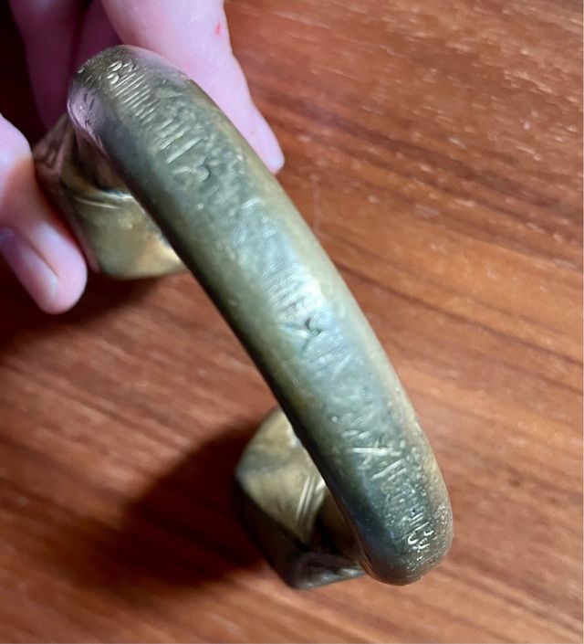 Pulsera Moneda Africana Bronce