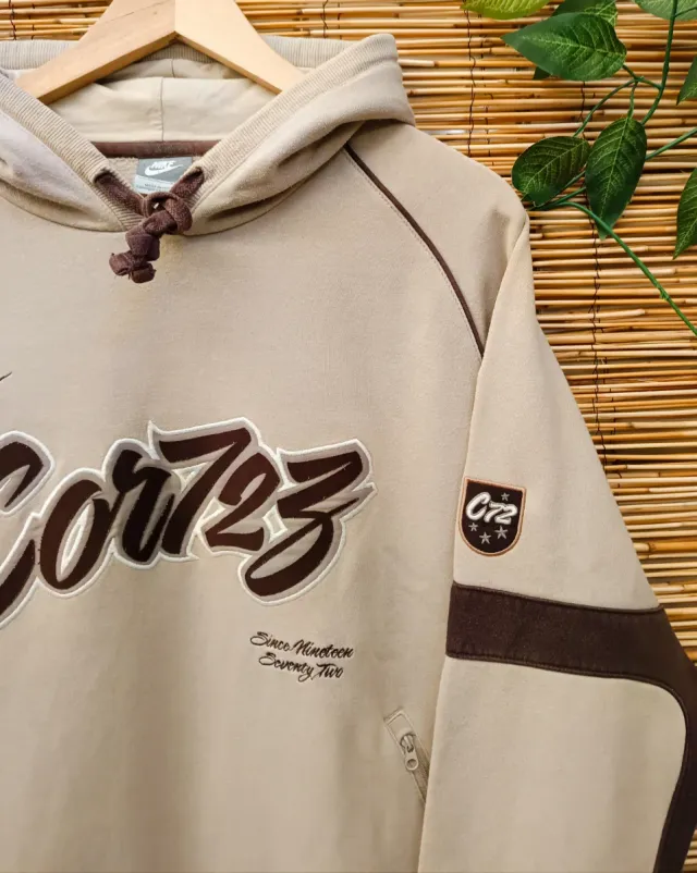 Sudadera Nike Cortez Beige Talla L