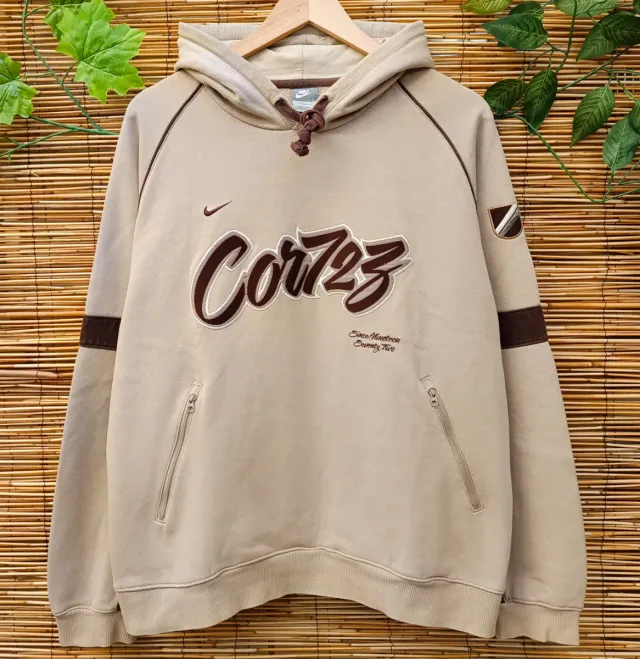 Sudadera Nike Cortez Beige Talla L