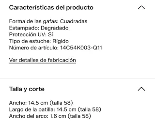 Gafas Carrera Negras Talla 58 Unisex