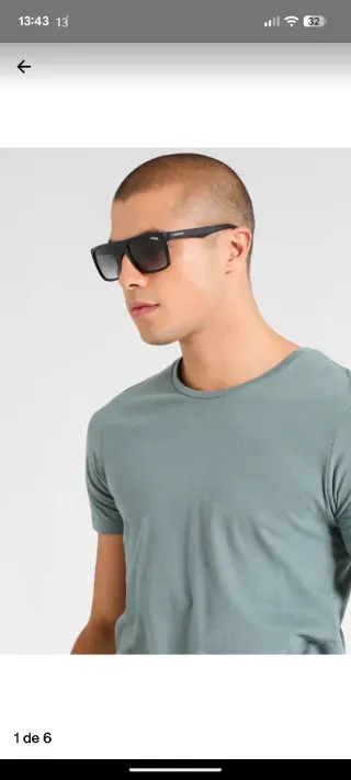 Gafas Carrera Negras Talla 58 Unisex