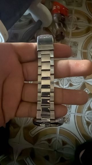 Reloj Casio Plata y Blanco