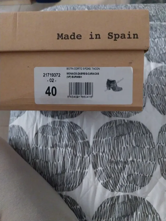 Botín piel señora multicolor