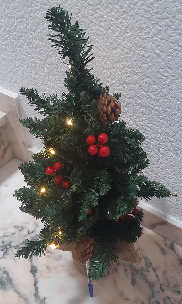 OF SABADO Coqueto Árbol navidad artificial con luz