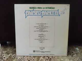 Vinilo Fausto Papetti - Música para la Intimidad