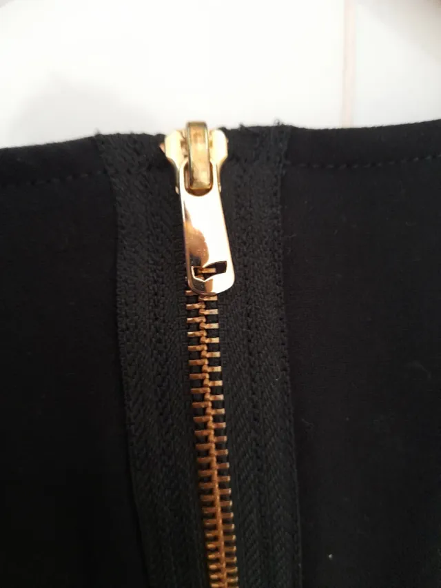 Vestido negro midi Gas