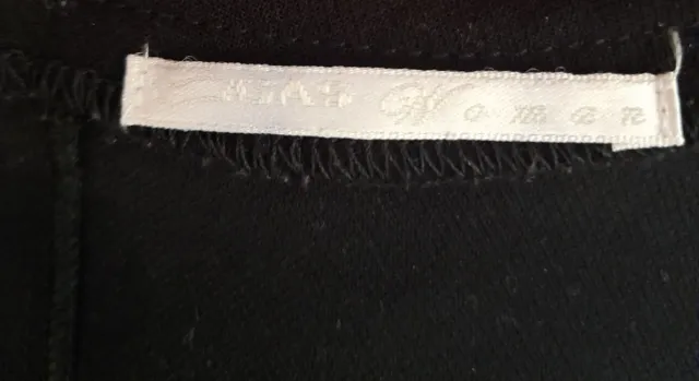 Vestido negro midi Gas