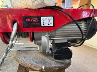 Polipasto Vevor 1000kg Eléctrico Mando Inalámbrico